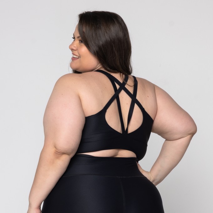 Top Marcela Alça Dupla Plus Size