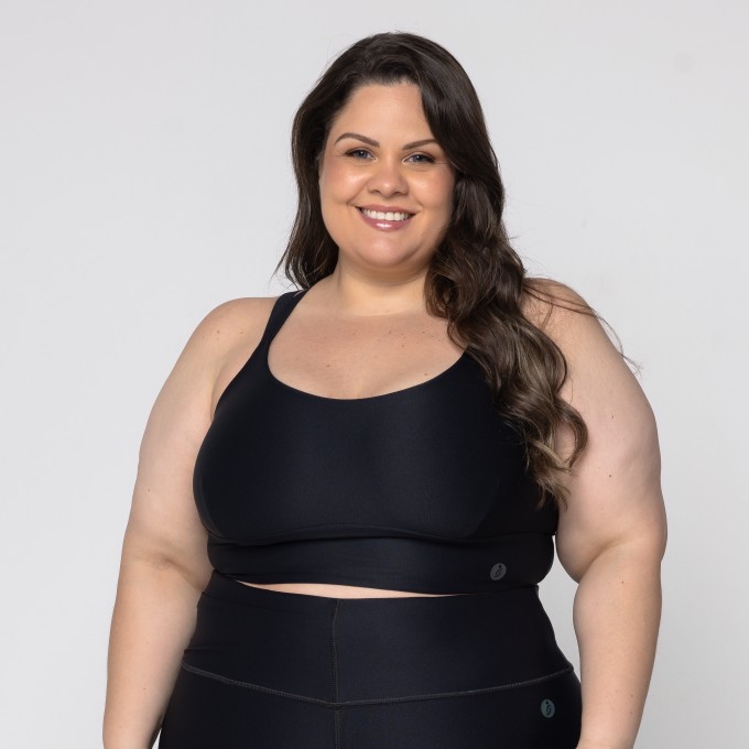 Top Marcela Alça Dupla Plus Size
