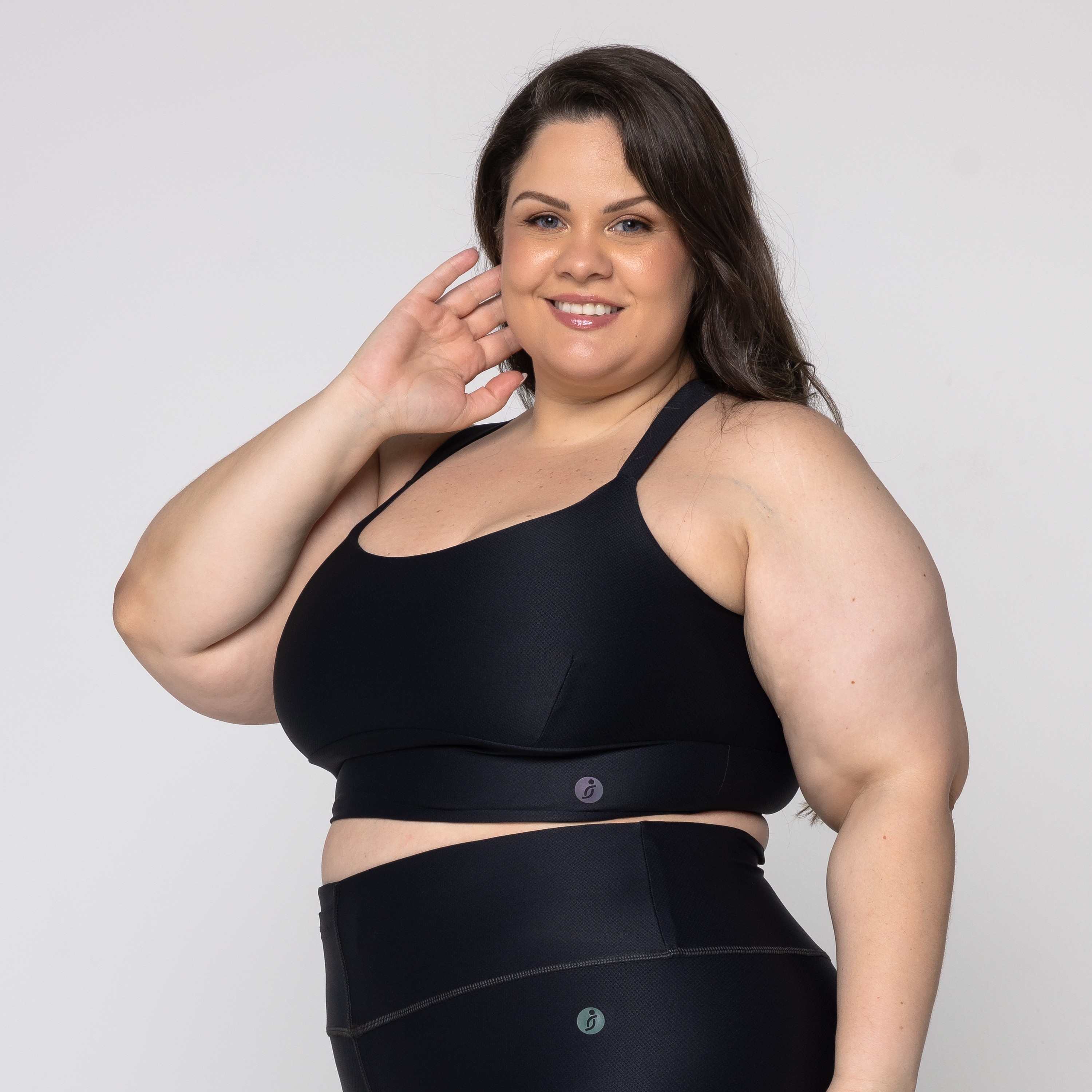 Top Marcela Alça Dupla Plus Size - Físico Fitness