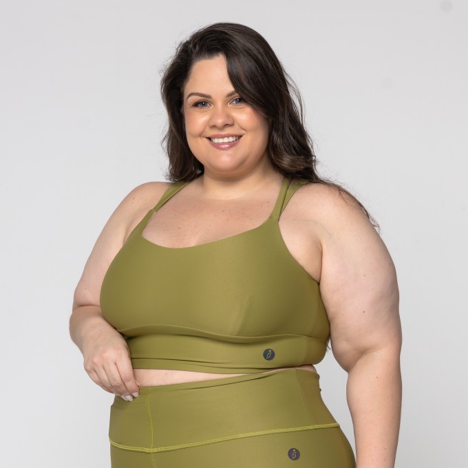Top Marcela Alça Dupla Plus Size