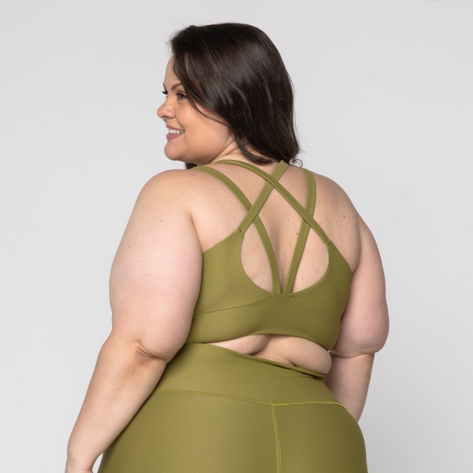 Top Marcela Alça Dupla Plus Size