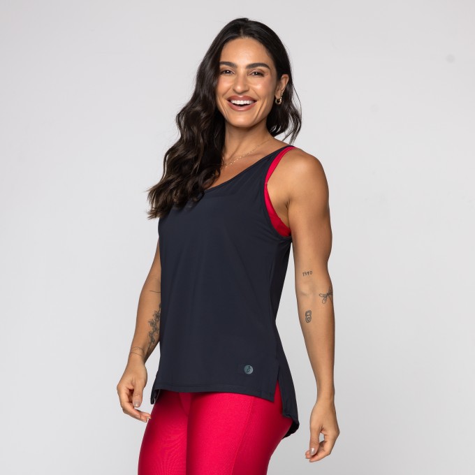 Regata Alça Natalie Grafiato