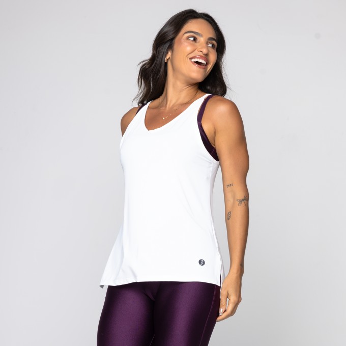 Regata Alça Natalie Grafiato