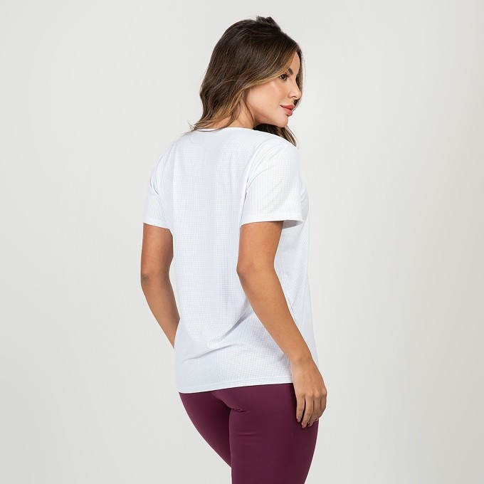 Blusa T-shirt Tela Dry Fit Básica Verônica