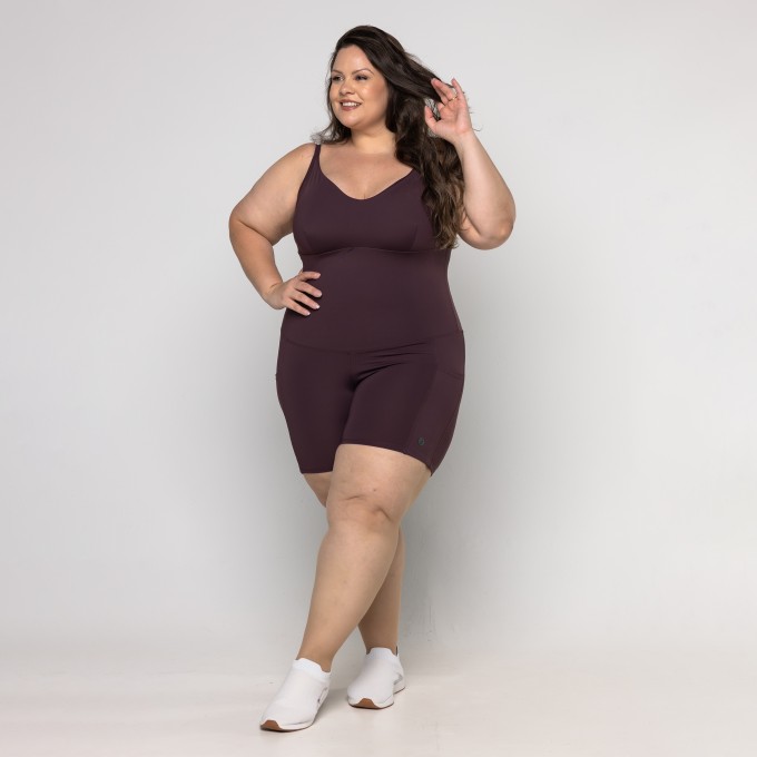 Macaquinho Letícia Plus Size