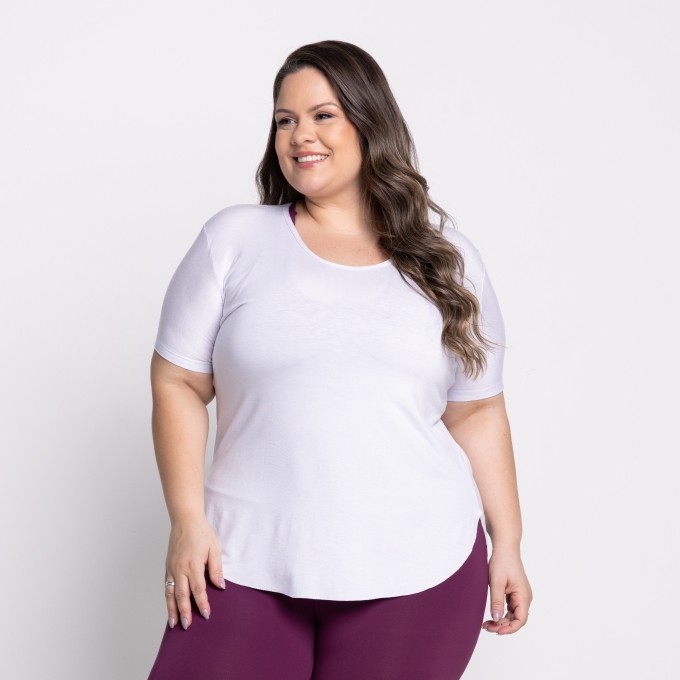 Blusa Tapa Bumbum com Silk Karina Plus Size