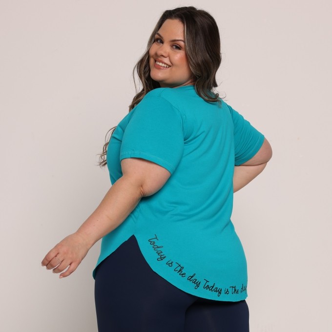 Blusa Tapa Bumbum com Silk Karina Plus Size