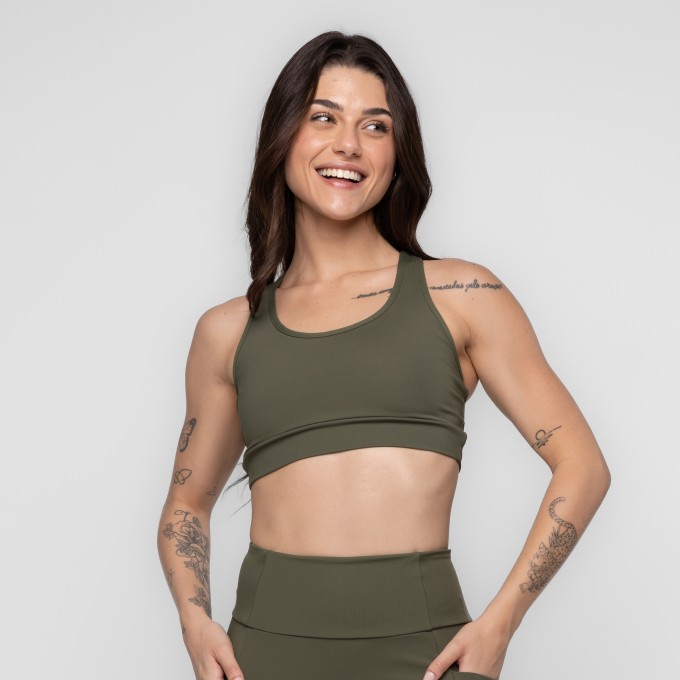 Top Fitness Larah Alças Cruzadas Keep Move