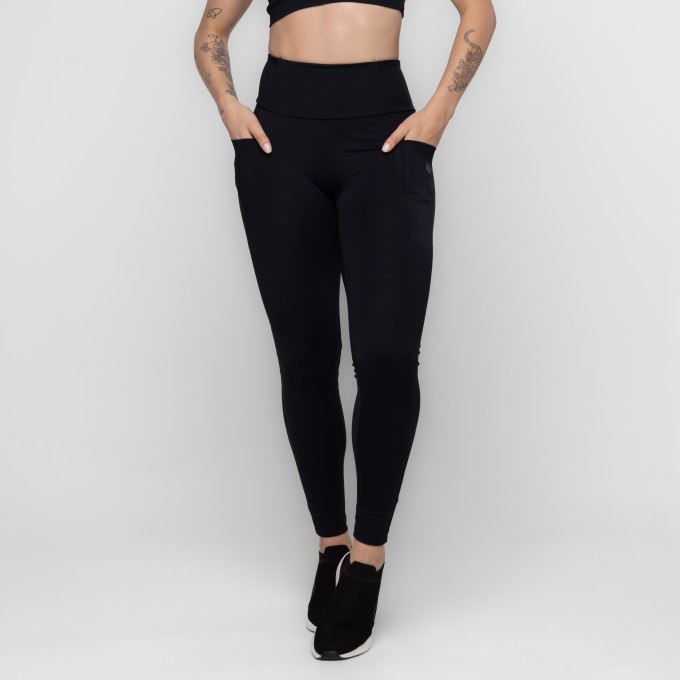 Calça Legging Fitness Larah Com Bolsos Keep Move