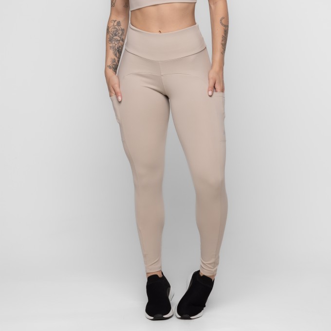 Calça Fitness Com Bolsos Laterais Malu