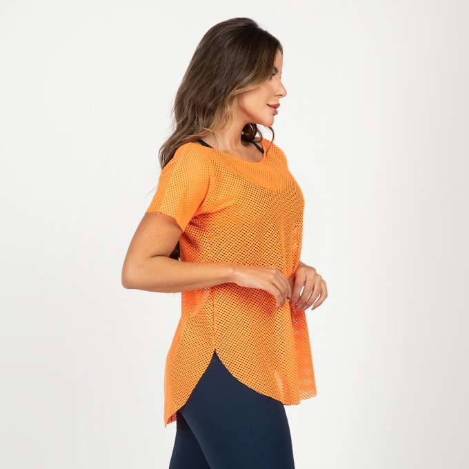 Blusa Tapa Bumbum Feminina Tela Arrastão Bruna