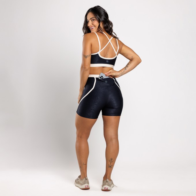Kit Conjunto Fitness Top Sophia + Short Sophia Wonder