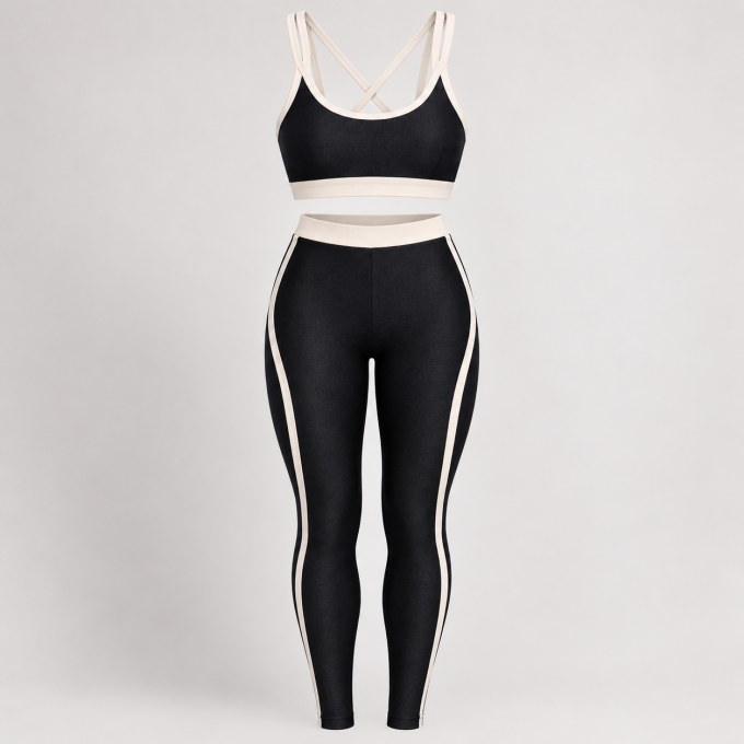 Kit Conjunto Fitness Top Sophia + Calça Sophia Wonder
