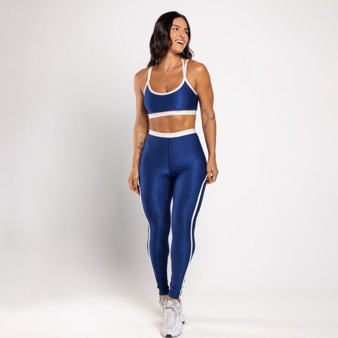 Kit Conjunto Fitness Top Sophia + Calça Sophia Wonder