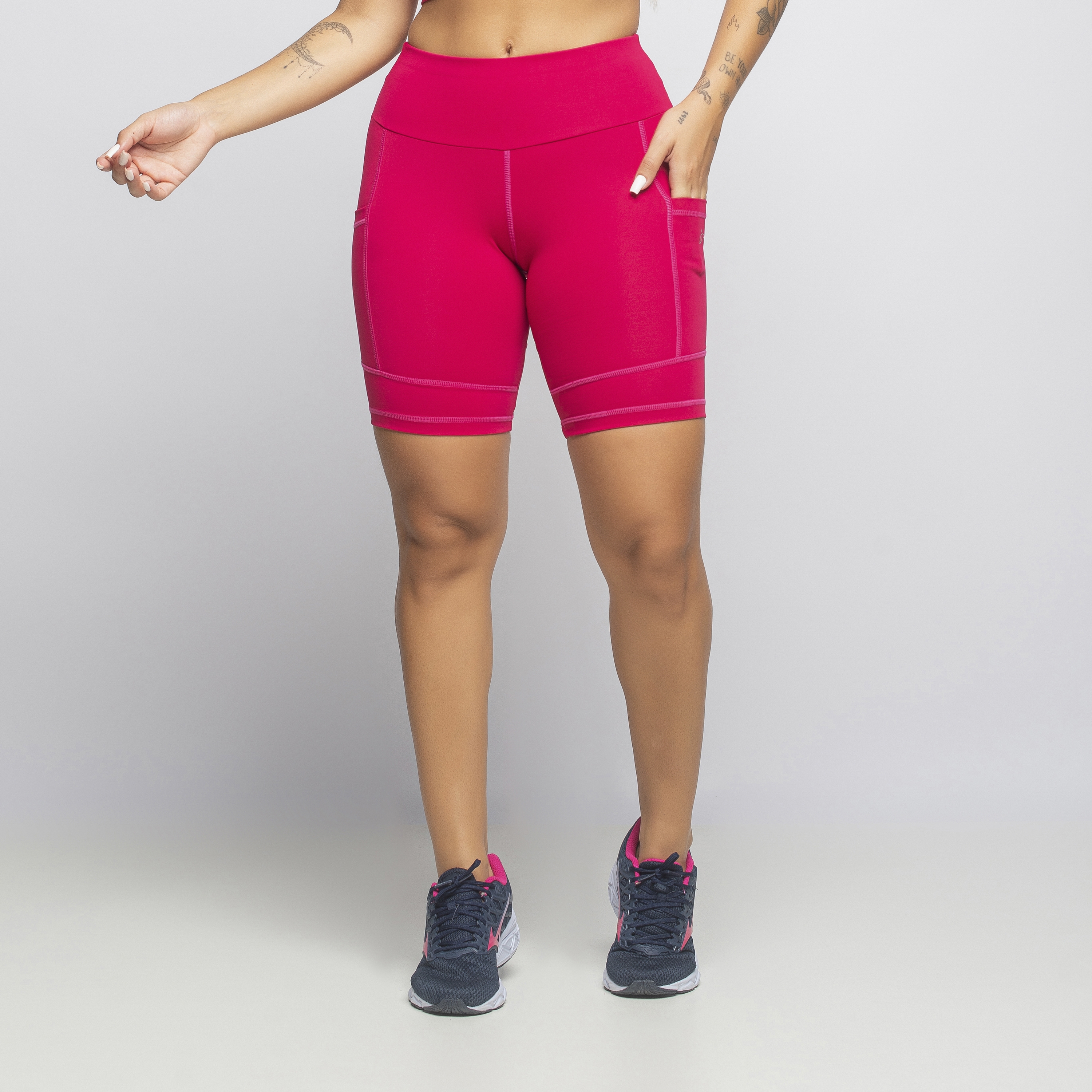 Bermudas cos alto sale