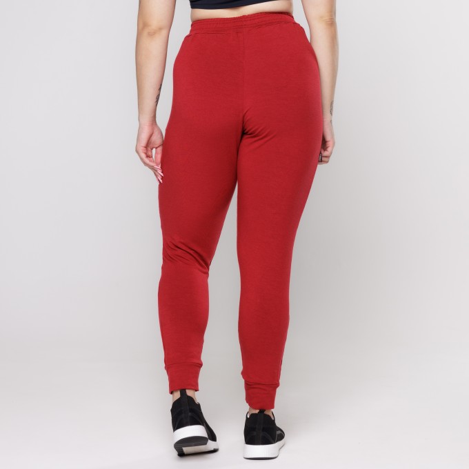 Calça Jogger Feminina  Cintura Alta  Moletim