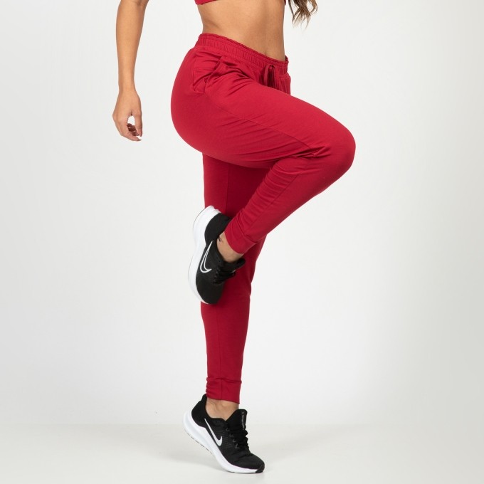 Calça Jogger Feminina Cintura Alta Viscolycra