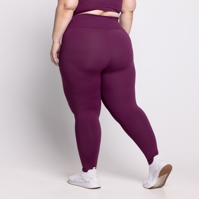 Calça Legging Academia Plus Size Básica Cigarreti 020