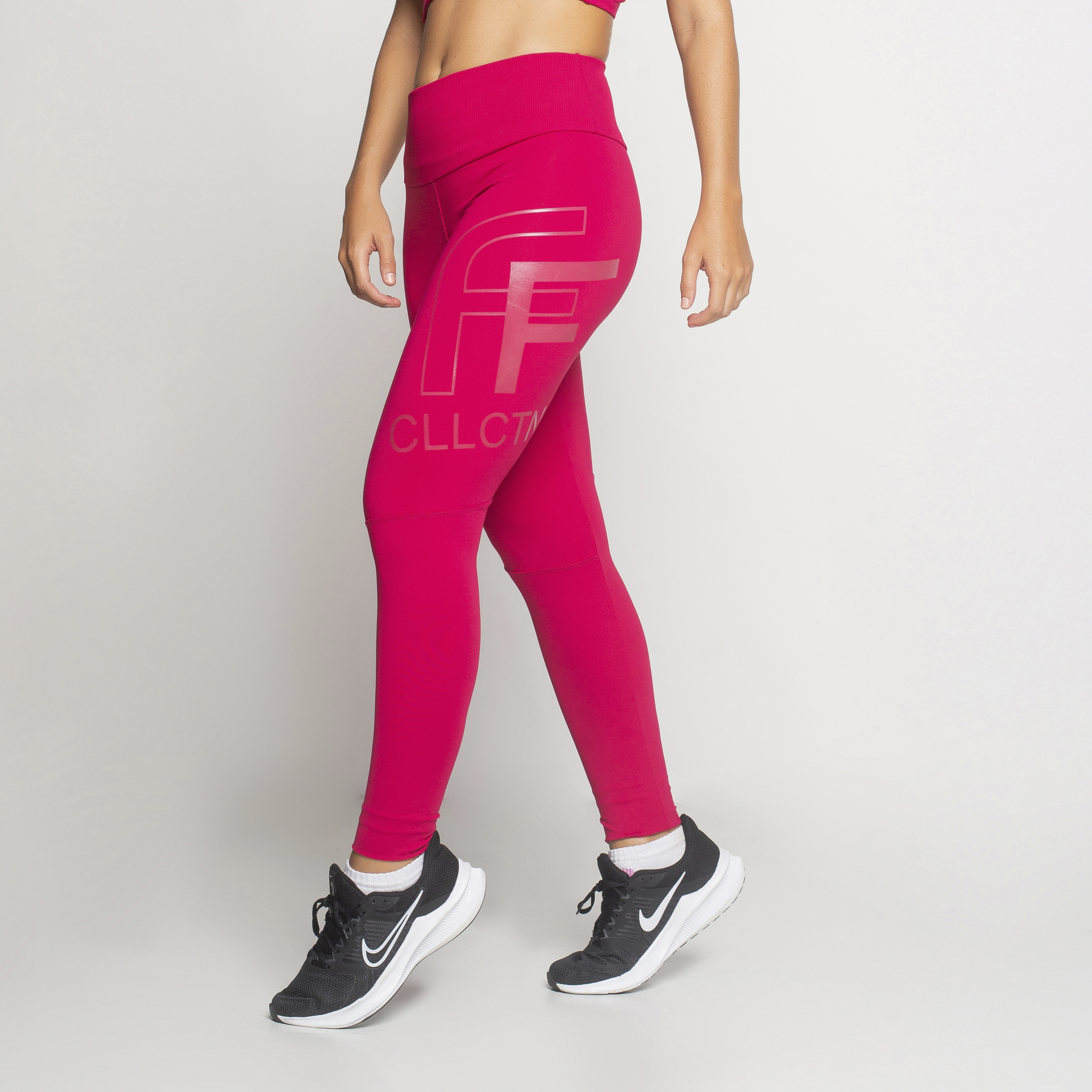 Calça Legging Feminina com Silk Personalizado Emily - Físico Fitness