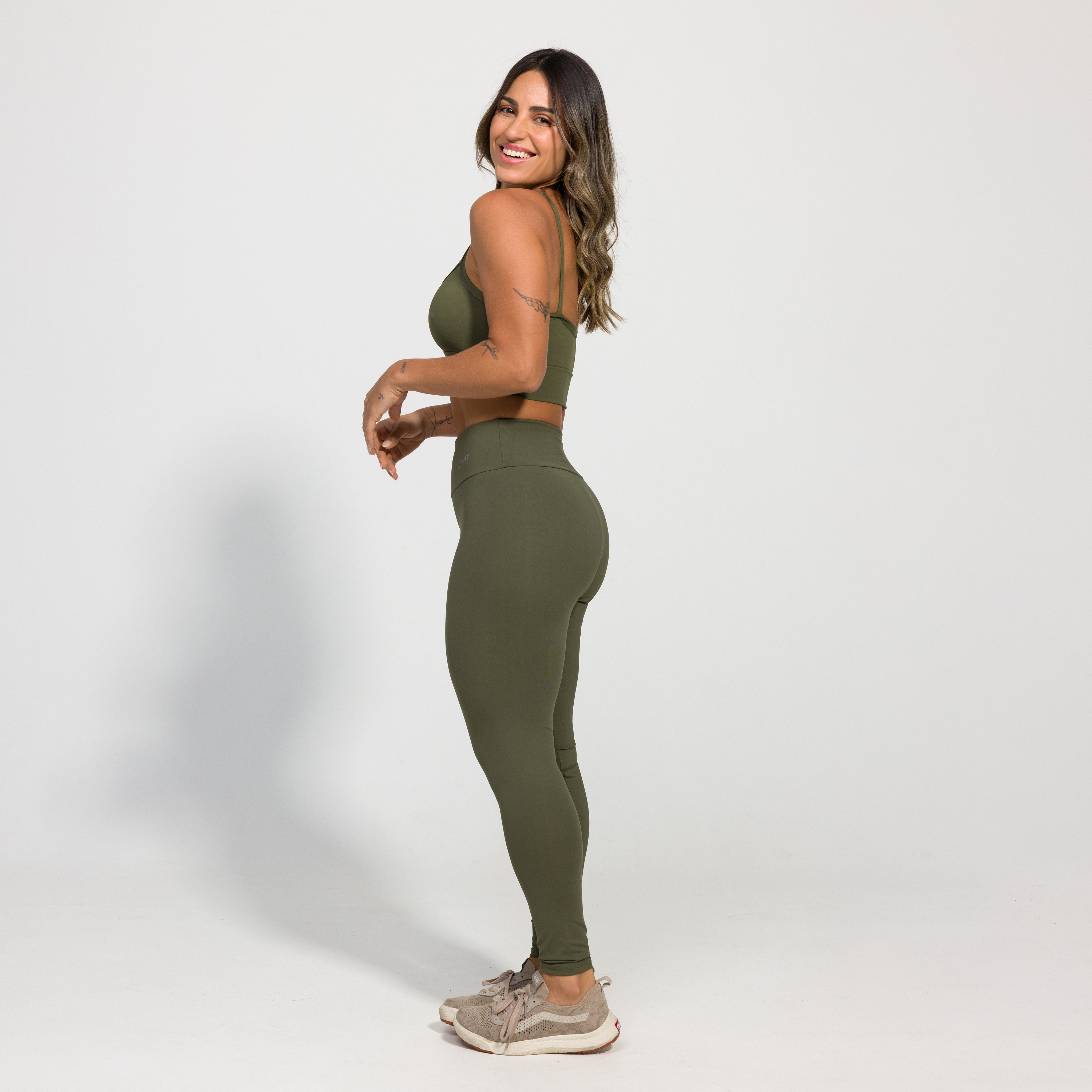 Calça Legging Academia Plus Size Básica Cigarreti 020 - Físico Fitness