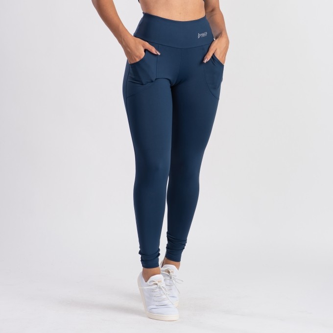 Calça Legging Com Bolsos Bel