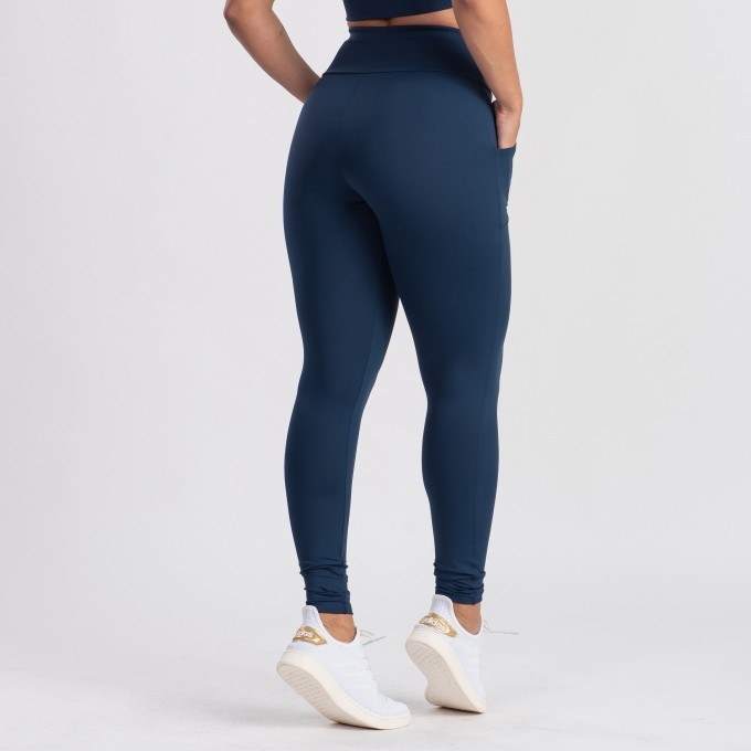 Calça Legging Com Bolsos Bel