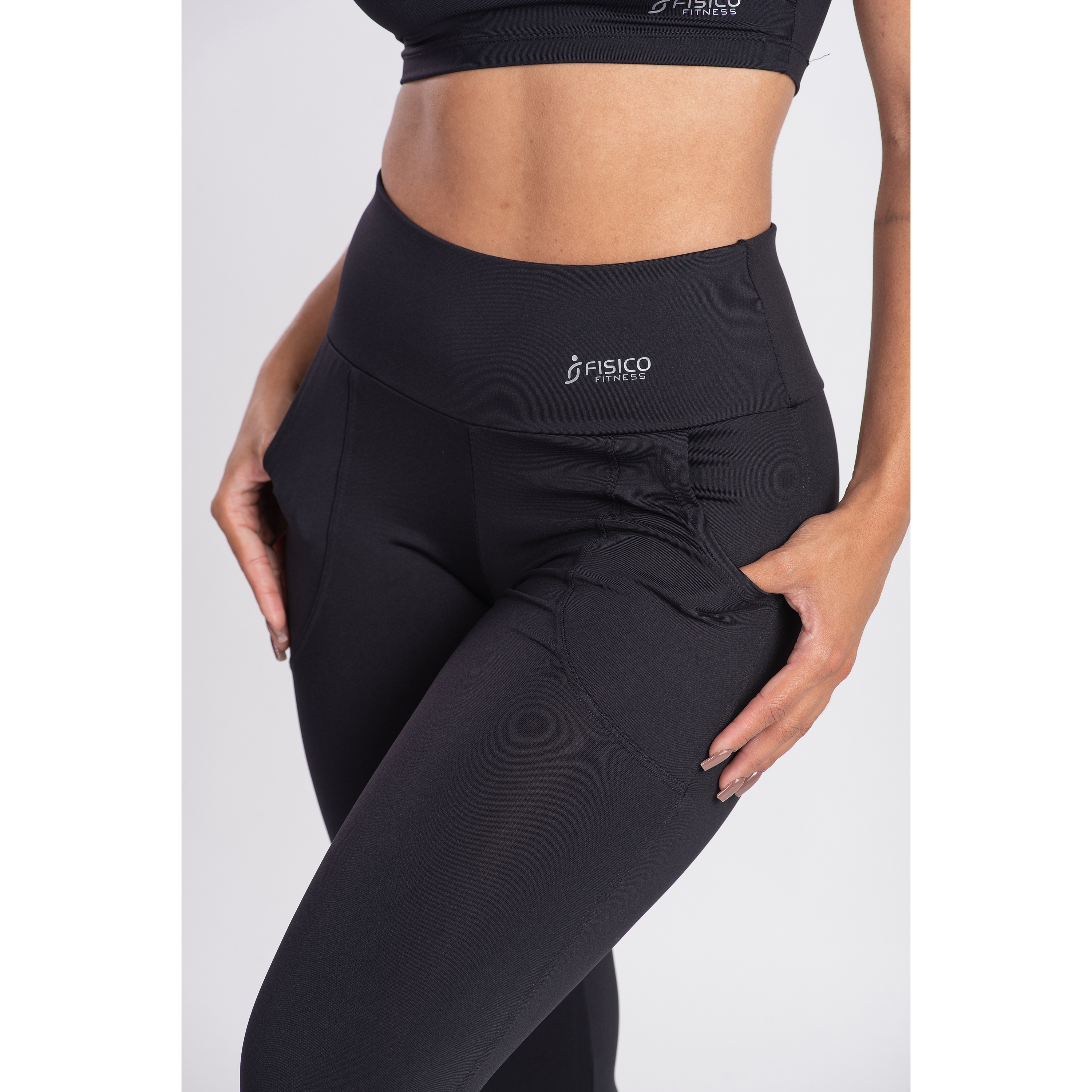 Calça Legging Com Bolsos Bel - Físico Fitness