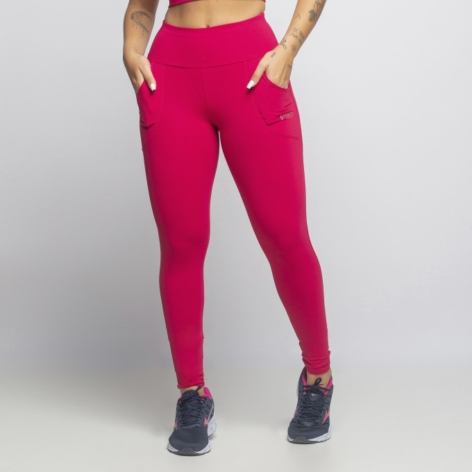 Calça Legging Com Bolsos Bel