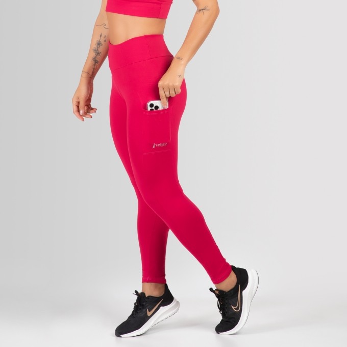 Calça Fitness Com Bolsos Laterais Malu