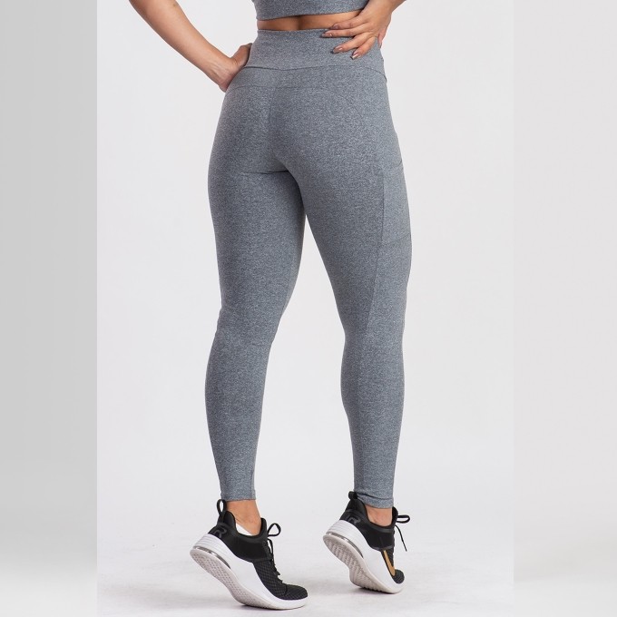 Calça Fitness Com Bolsos Laterais Malu