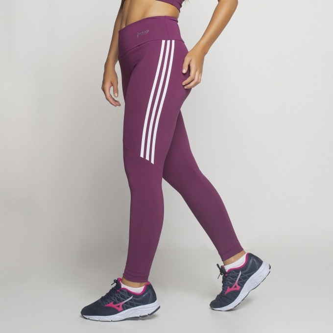 Calça Legging Fitness Com Viés Duda