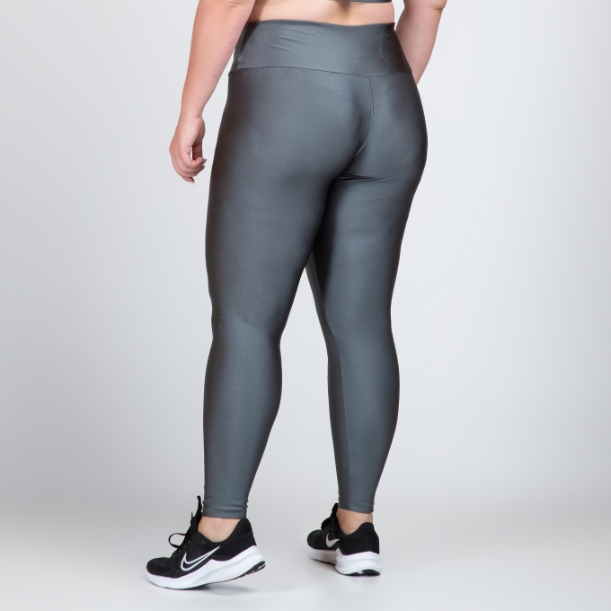 Calça Legging Plus Size Metalizada Milena