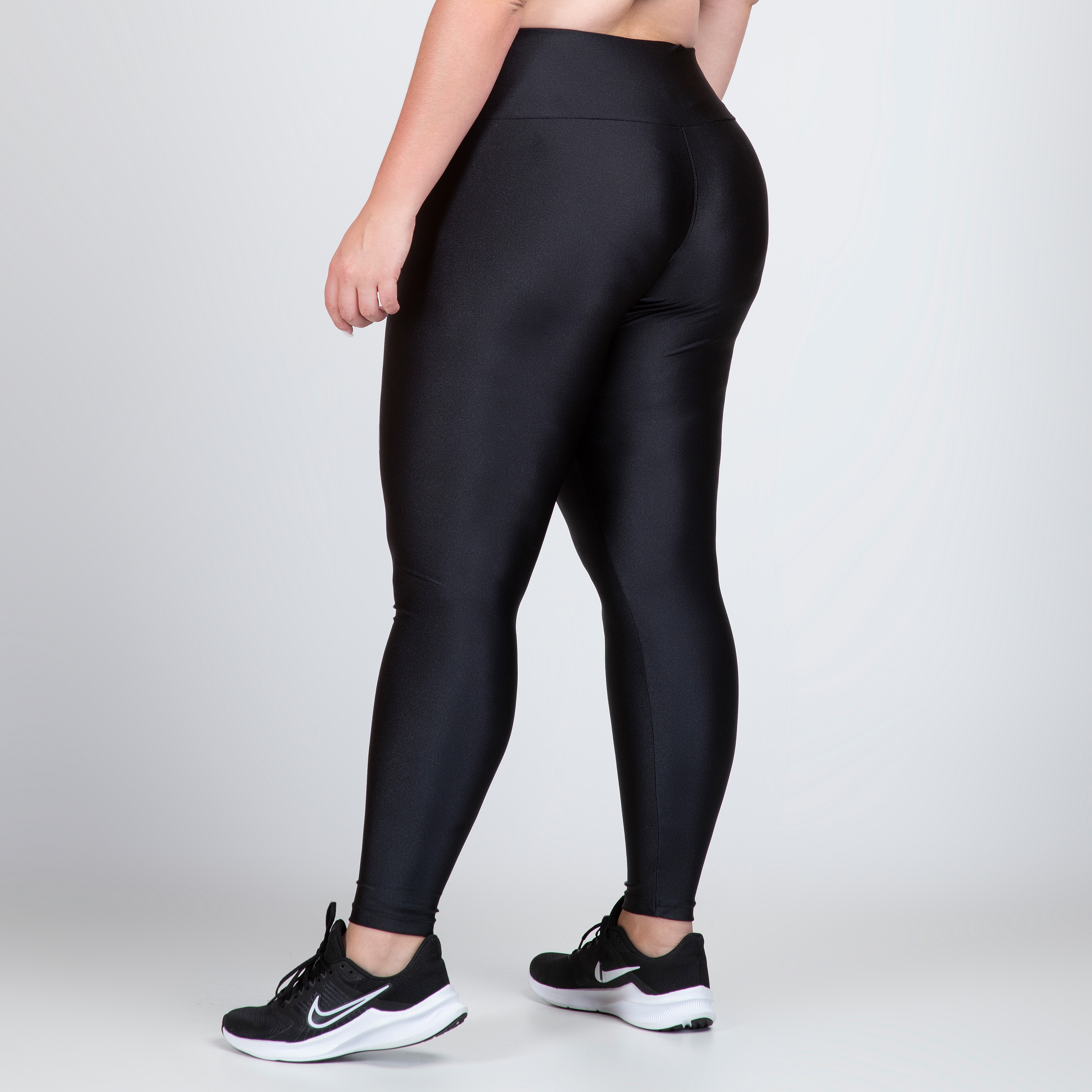 Calça Legging Plus Size Metalizada Milena - Físico Fitness