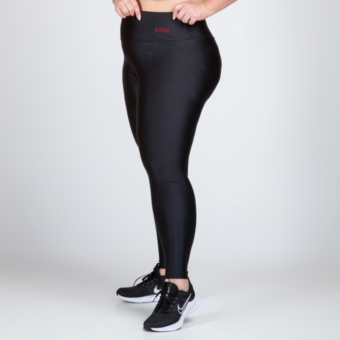 Calça Legging Plus Size Metalizada Milena