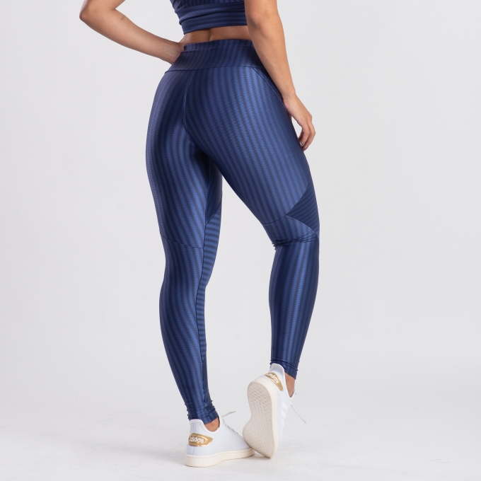 Calça Legging Ikat 3D Recortes