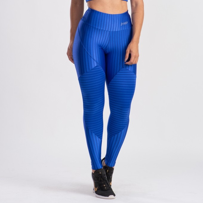 Calça Legging Ikat 3D Recortes