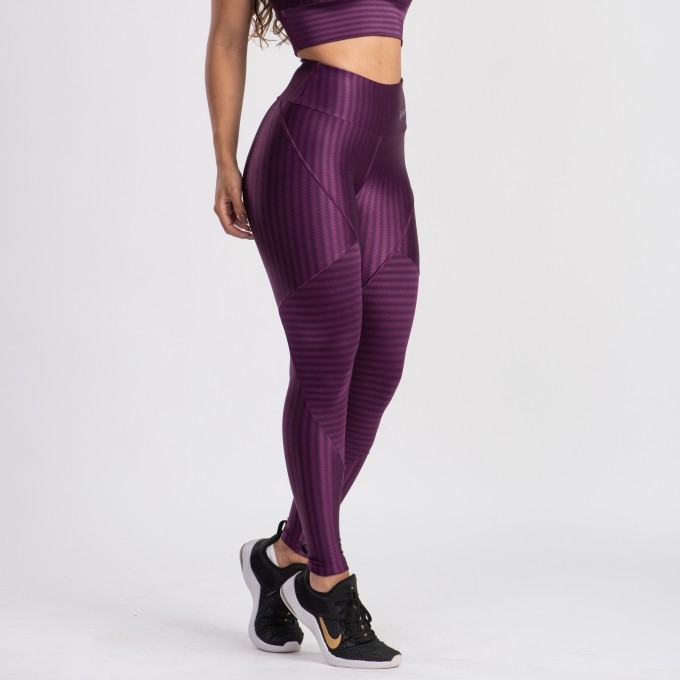 Calça Legging Ikat 3D Recortes