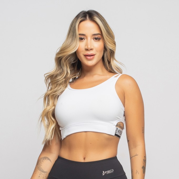 Top Fitness com Elástico Personalizado Angel