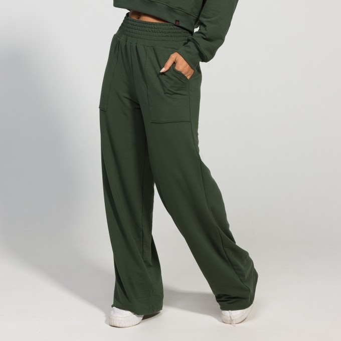 Calça Pantalona Grazi em Moletim