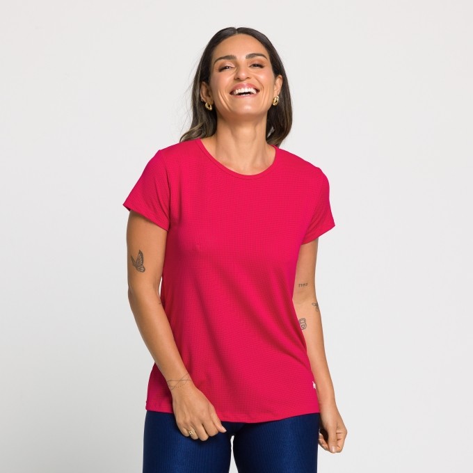 Blusa Tela Dry Fit Abertura Costas Ingrid