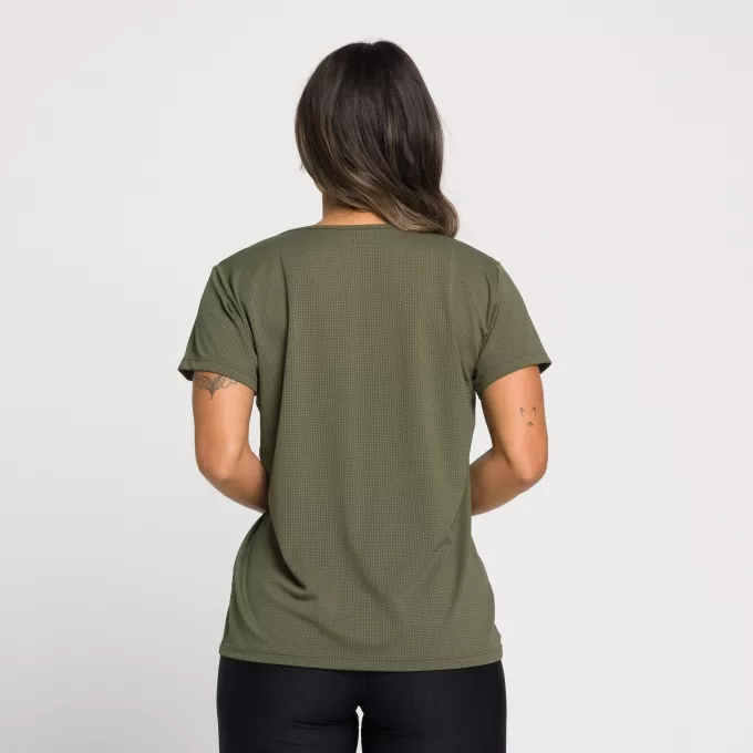 Blusa T-shirt Tela Dry Fit Básica Verônica