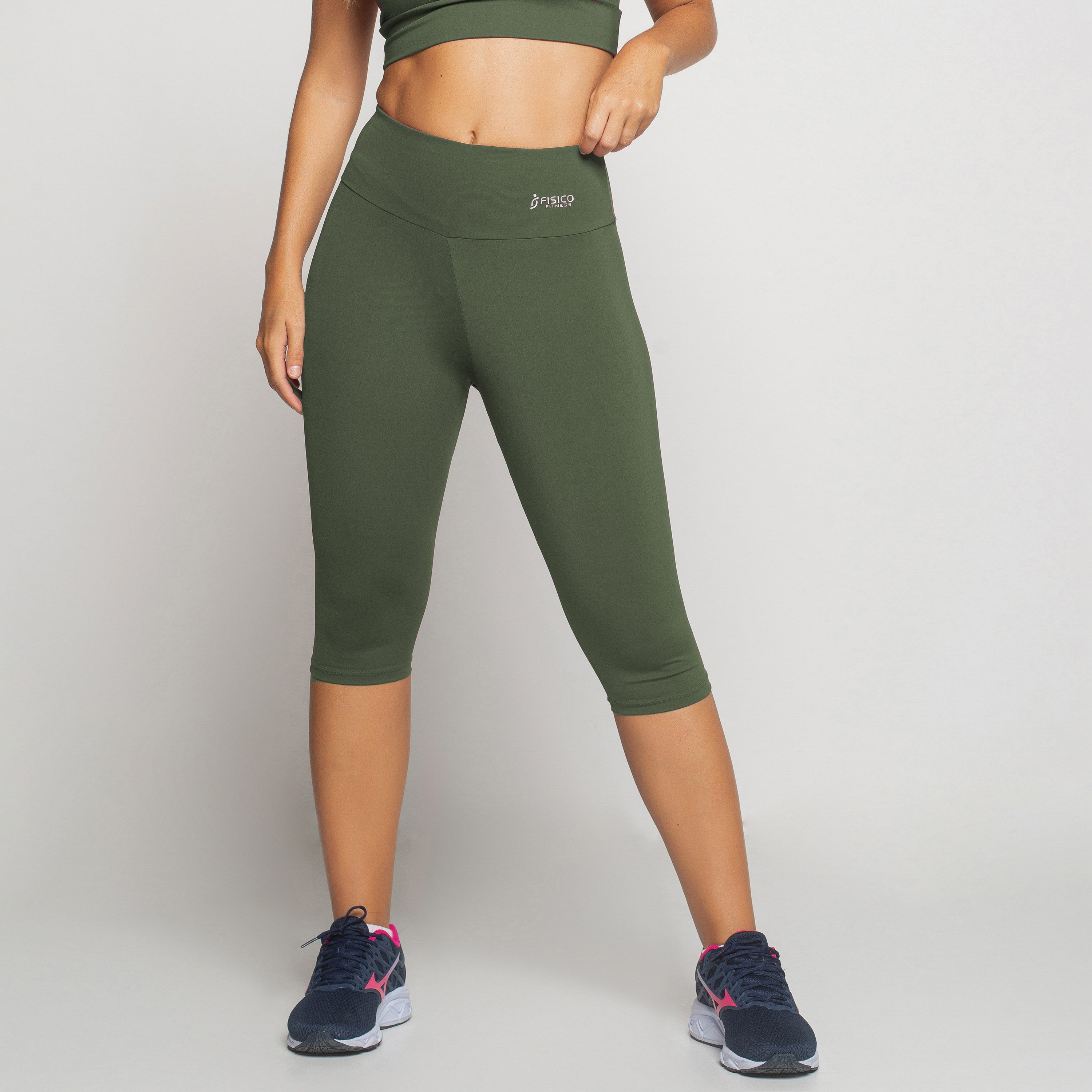 Calça top corsario fitness