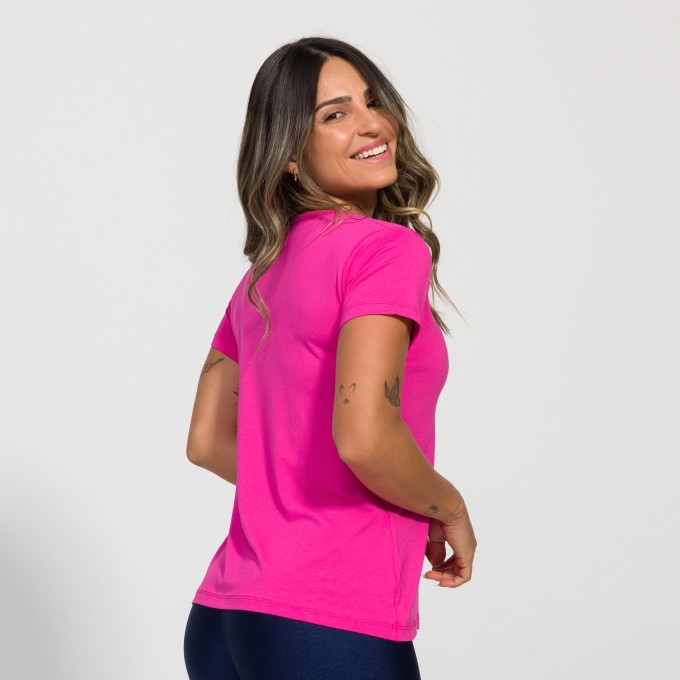Blusa Luana de gola em V