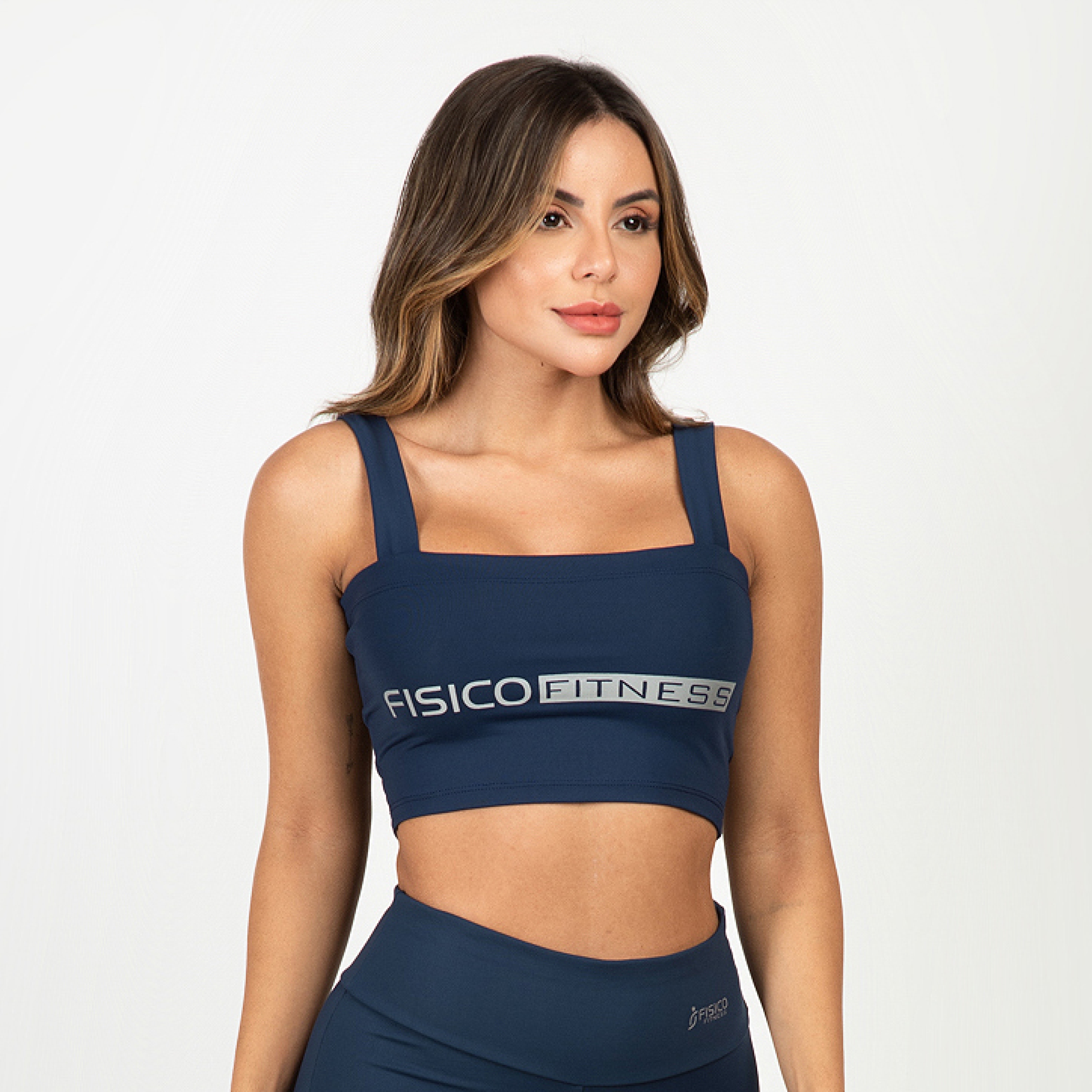 Top Com Decote Quadrado Celine - Físico Fitness