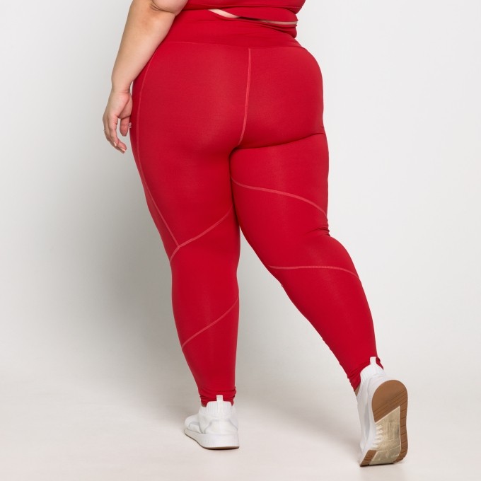 Calça Plus Size Cintura Alta com Bolsos Laterais Alexia