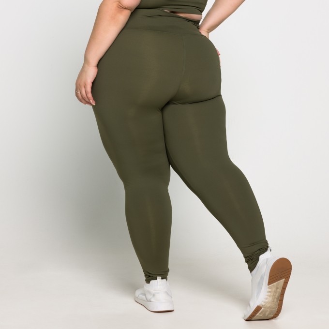 Calça Legging Academia Plus Size Básica Cigarreti 020