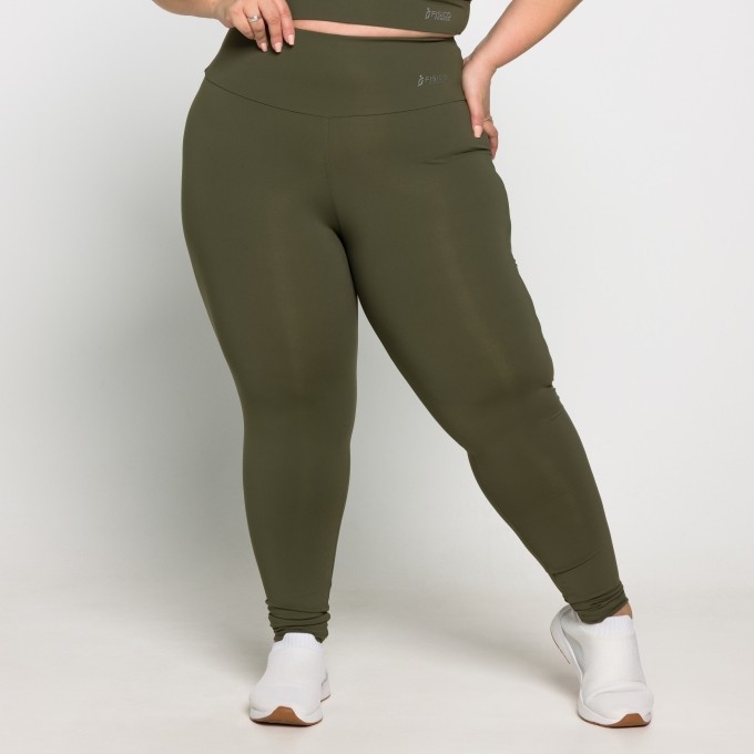 Calça Legging Academia Plus Size Básica Cigarreti 020