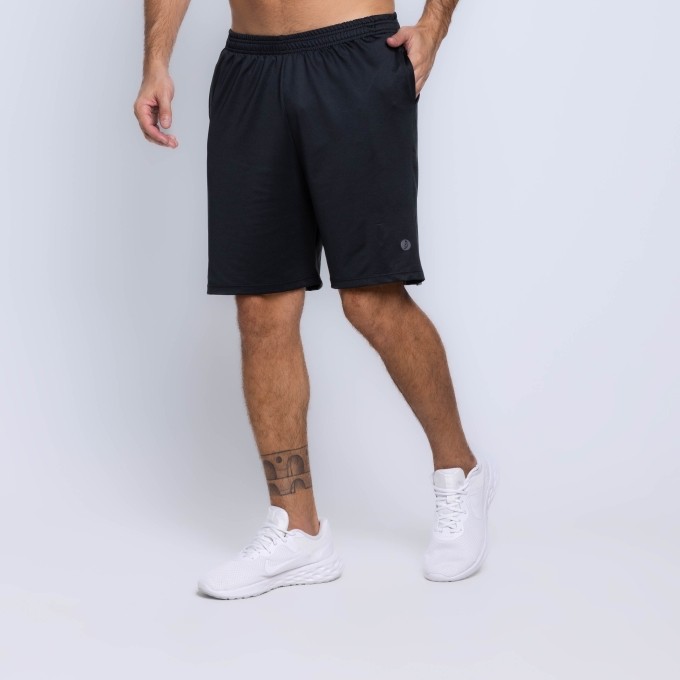 Bermuda Masculina Com Bolsos Em Tecido Jogger