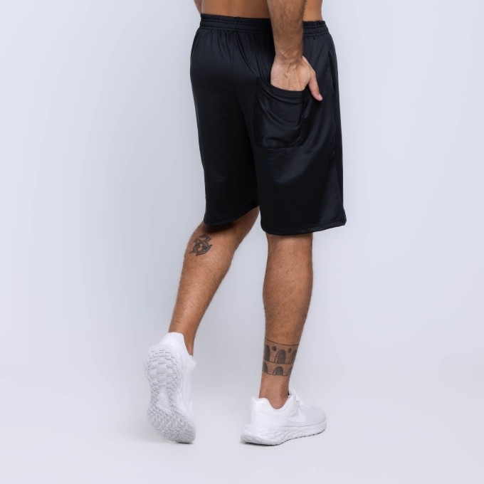 Bermuda Masculina Com Bolsos Em Tecido Jogger