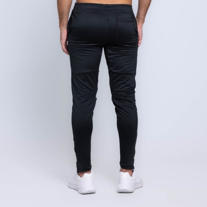 Calça Masculina Com Bolsos e Zíper Em Tecido Jogger